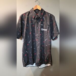 Dixxon Snap On Tools Limited Edition Mechanic Short Sleeve Button Up Mens S NWOT
